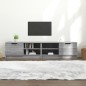vidaXL Muebles para TV 2 uds contrachapado gris Sonoma 80x35x36,5 cm vidaXL Muebles para TV 2 uds contrachapado gris Sonoma 80x35x36,5 cm