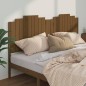 vidaXL Cabecero de cama madera maciza de pino marrón miel 206x4x110 cm
