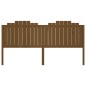 vidaXL Cabecero de cama madera maciza de pino marrón miel 206x4x110 cm