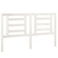 vidaXL Cabecero de cama madera maciza de pino blanco 156x4x100 cm vidaXL Cabecero de cama madera maciza de pino blanco 156x4x100 cm