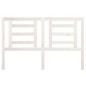 vidaXL Cabecero de cama madera maciza de pino blanco 156x4x100 cm vidaXL Cabecero de cama madera maciza de pino blanco 156x4x100 cm