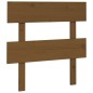 vidaXL Cabecero de cama madera maciza de pino marrón miel 78,5x3x81 cm vidaXL Cabecero de cama madera maciza de pino marrón miel 78,5x3x81 cm