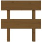 vidaXL Cabecero de cama madera maciza de pino marrón miel 78,5x3x81 cm vidaXL Cabecero de cama madera maciza de pino marrón miel 78,5x3x81 cm