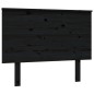 vidaXL Cabecero de cama madera maciza de pino negro 104x6x82,5 cm vidaXL Cabecero de cama madera maciza de pino negro 104x6x82,5 cm