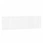 vidaXL Cabecero de cama de pared madera maciza pino blanco 185x3x60 cm