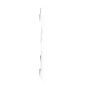 vidaXL Cabecero de cama de pared madera maciza pino blanco 185x3x60 cm