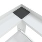 vidaXL Pedestal doble lavadora secadora con estantes extraíbles blanco vidaXL Pedestal doble lavadora secadora con estantes extraíbles blanco
