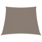 vidaXL Toldo de vela trapezoidal tela oxford gris taupe 3/4x3 m