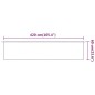 vidaXL Toldo vertical verde claro 60x420 cm tela oxford vidaXL Toldo vertical verde claro 60x420 cm tela oxford