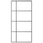 vidaXL Puerta corredera ESG vidrio y aluminio negra 102,5x205 cm vidaXL Puerta corredera ESG vidrio y aluminio negra 102,5x205 cm