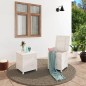vidaXL Baúl para cojines madera de abeto maciza blanco 50x50x56 cm vidaXL Baúl para cojines madera de abeto maciza blanco 50x50x56 cm