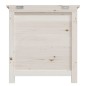 vidaXL Baúl para cojines madera de abeto maciza blanco 50x50x56 cm vidaXL Baúl para cojines madera de abeto maciza blanco 50x50x56 cm