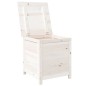 vidaXL Baúl para cojines madera de abeto maciza blanco 50x50x56 cm vidaXL Baúl para cojines madera de abeto maciza blanco 50x50x56 cm