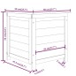 vidaXL Baúl para cojines madera de abeto maciza blanco 50x50x56 cm vidaXL Baúl para cojines madera de abeto maciza blanco 50x50x56 cm