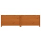 vidaXL Baúl para cojines de jardín madera de abeto marrón 200x50x56 cm vidaXL Baúl para cojines de jardín madera de abeto marrón 200x50x56 cm