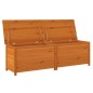 vidaXL Baúl para cojines de jardín madera de abeto marrón 200x50x56 cm vidaXL Baúl para cojines de jardín madera de abeto marrón 200x50x56 cm