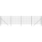 vidaXL Cerca de alambre de acero galvanizado gris antracita 2,2x10 m vidaXL Cerca de alambre de acero galvanizado gris antracita 2,2x10 m