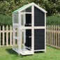 vidaXL Casita para pájaros madera maciza pino gris 97x81x152 cm vidaXL Casita para pájaros madera maciza pino gris 97x81x152 cm