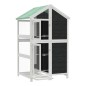 vidaXL Casita para pájaros madera maciza pino gris 97x81x152 cm vidaXL Casita para pájaros madera maciza pino gris 97x81x152 cm