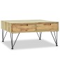 vidaXL Mesa de centro 80x80x40 cm madera de teca maciza vidaXL Mesa de centro 80x80x40 cm madera de teca maciza