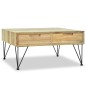 vidaXL Mesa de centro 80x80x40 cm madera de teca maciza vidaXL Mesa de centro 80x80x40 cm madera de teca maciza