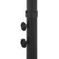 vidaXL Sombrilla doble con palo de acero burdeos 600 cm 
