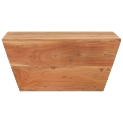 vidaXL Mesa de centro forma de V madera maciza de acacia 66x66x30 cm