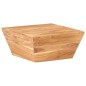 vidaXL Mesa de centro forma de V madera maciza de acacia 66x66x30 cm