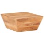vidaXL Mesa de centro forma de V madera maciza de acacia 66x66x30 cm