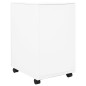 vidaXL Armario archivador acero blanco 39x45x67 cm vidaXL Armario archivador acero blanco 39x45x67 cm