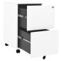 vidaXL Armario archivador acero blanco 39x45x67 cm vidaXL Armario archivador acero blanco 39x45x67 cm