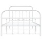 vidaXL Estructura cama metal con cabecero y pie cama blanca 107x203 cm vidaXL Estructura cama metal con cabecero y pie cama blanca 107x203 cm