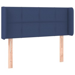 vidaXL Cabecero de tela azul 83x16x78/88 cm