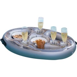 Summer Fun Bandeja flotante plateado