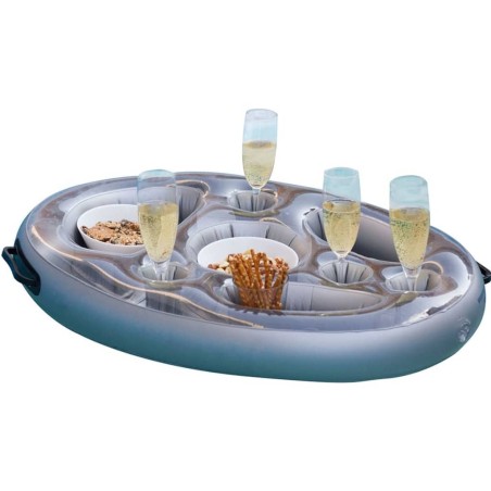 Summer Fun Bandeja flotante plateado