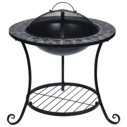 ProGarden Brasero con diseño de mosaico 58x58x44 cm