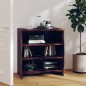 vidaXL Aparador de madera de ingeniería roble ahumado 70x40,5x75 cm