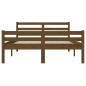 vidaXL Estructura de cama madera maciza marrón miel 160x200 cm vidaXL Estructura de cama madera maciza marrón miel 160x200 cm