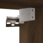 vidaXL Muebles para TV colgantes 2 uds madera roble marrón 60x30x30cm