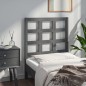 vidaXL Cabecero de cama madera maciza de pino gris 80,5x4x100 cm vidaXL Cabecero de cama madera maciza de pino gris 80,5x4x100 cm