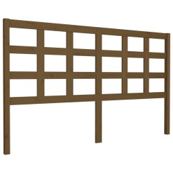 vidaXL Cabecero de cama madera maciza pino marrón miel 165,5x4x100 cm