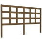 vidaXL Cabecero de cama madera maciza pino marrón miel 165,5x4x100 cm vidaXL Cabecero de cama madera maciza pino marrón miel 165,5x4x100 cm