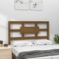 vidaXL Cabecero de cama madera maciza pino marrón miel 80,5x4x100 cm vidaXL Cabecero de cama madera maciza pino marrón miel 80,5x4x100 cm