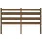 vidaXL Cabecero de cama madera maciza de pino marrón miel 141x4x100 cm