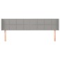 vidaXL Cabecero de tela gris claro 163x16x78/88 cm vidaXL Cabecero de tela gris claro 163x16x78/88 cm