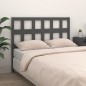 vidaXL Cabecero de cama madera maciza de pino gris 185,5x4x100 cm vidaXL Cabecero de cama madera maciza de pino gris 185,5x4x100 cm