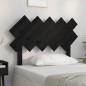 vidaXL Cabecero de cama madera maciza de pino negro 104x3x80,5 cm vidaXL Cabecero de cama madera maciza de pino negro 104x3x80,5 cm