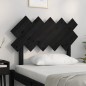 vidaXL Cabecero de cama madera maciza de pino negro 104x3x80,5 cm vidaXL Cabecero de cama madera maciza de pino negro 104x3x80,5 cm