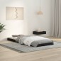 vidaXL Estructura de cama madera maciza de pino negro 75x190 cm vidaXL Estructura de cama madera maciza de pino negro 75x190 cm