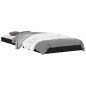 vidaXL Estructura de cama madera maciza de pino negro 75x190 cm vidaXL Estructura de cama madera maciza de pino negro 75x190 cm